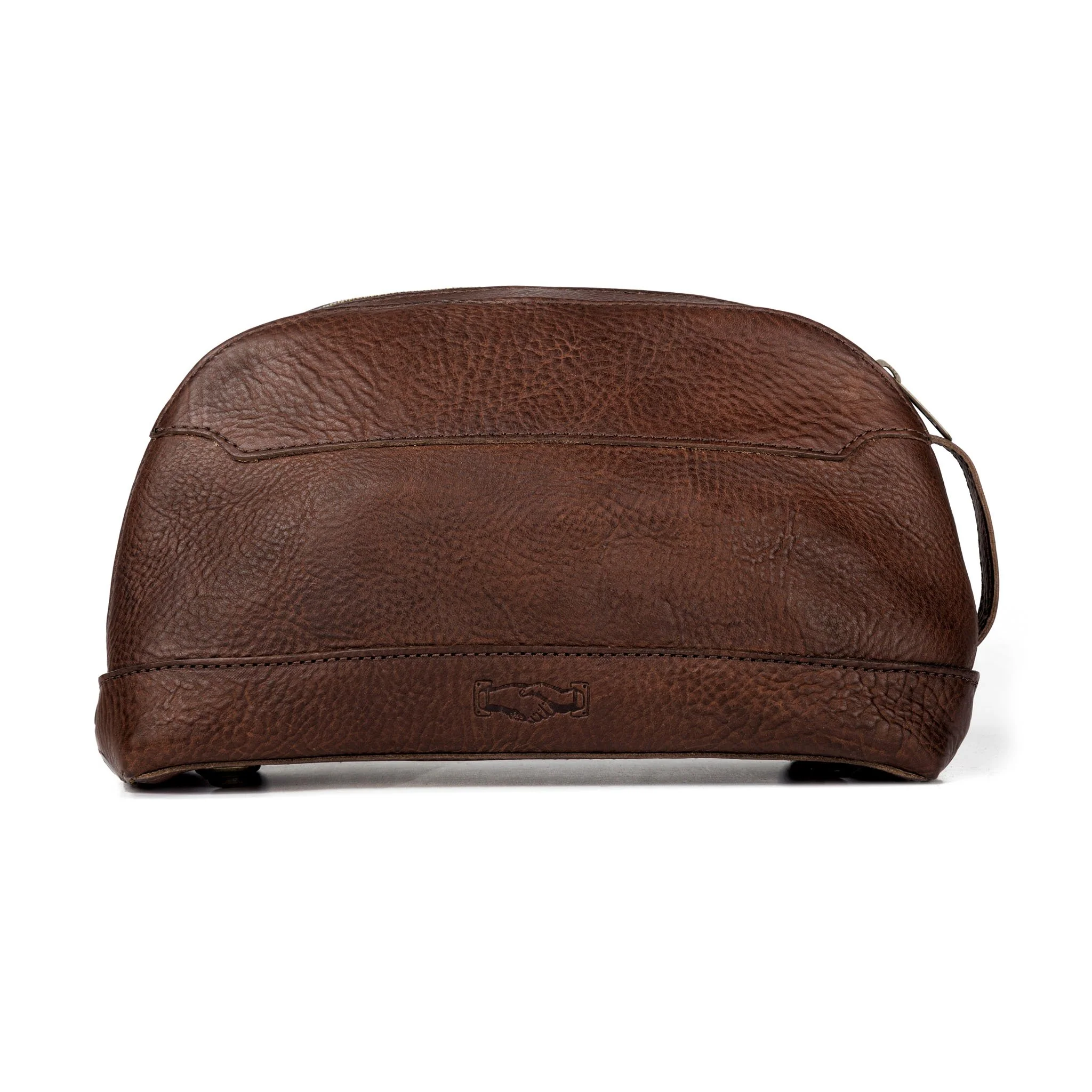 Heritage Leather Stateroom Wash Bag - Image 4