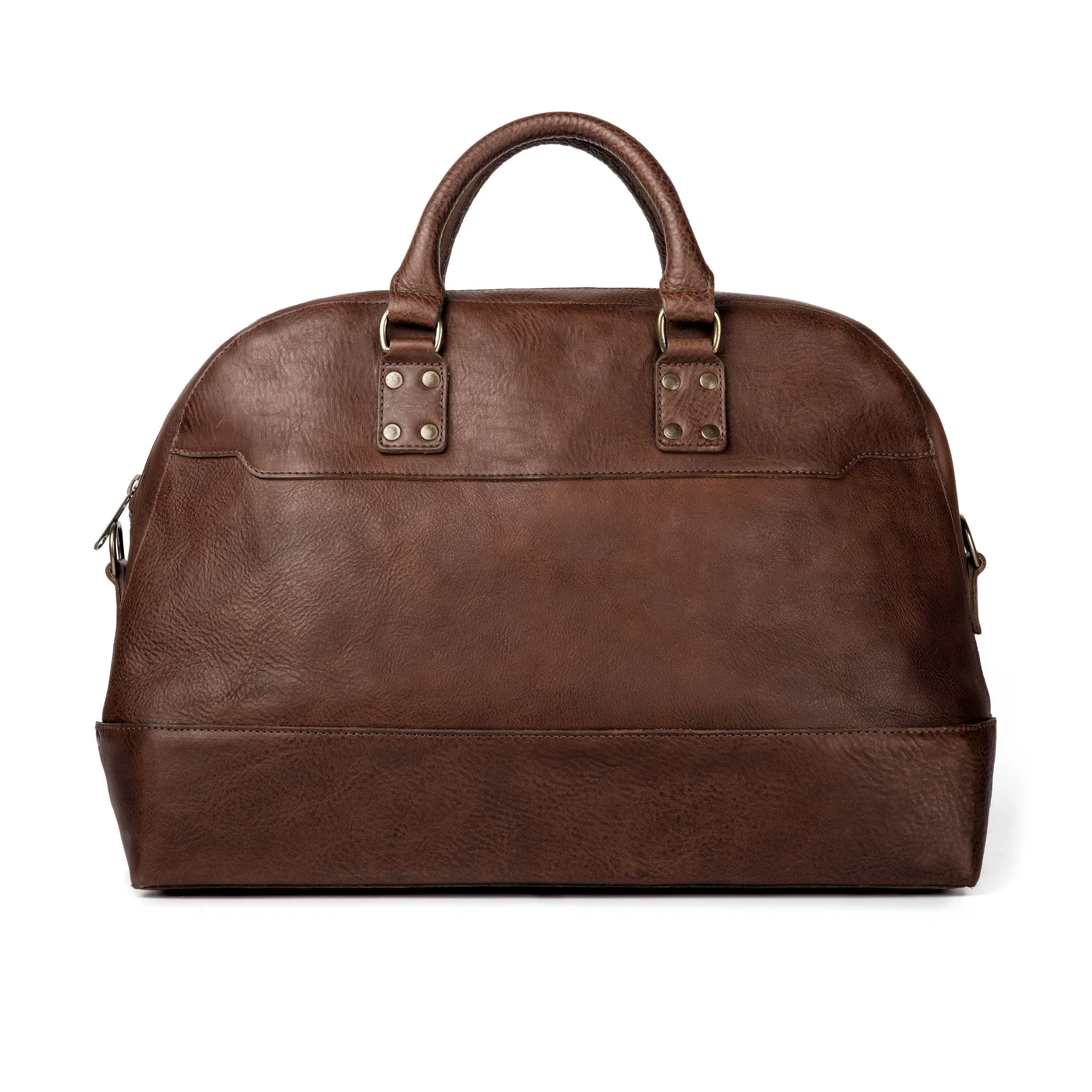 Heritage Leather Stateroom Weekender - Image 2