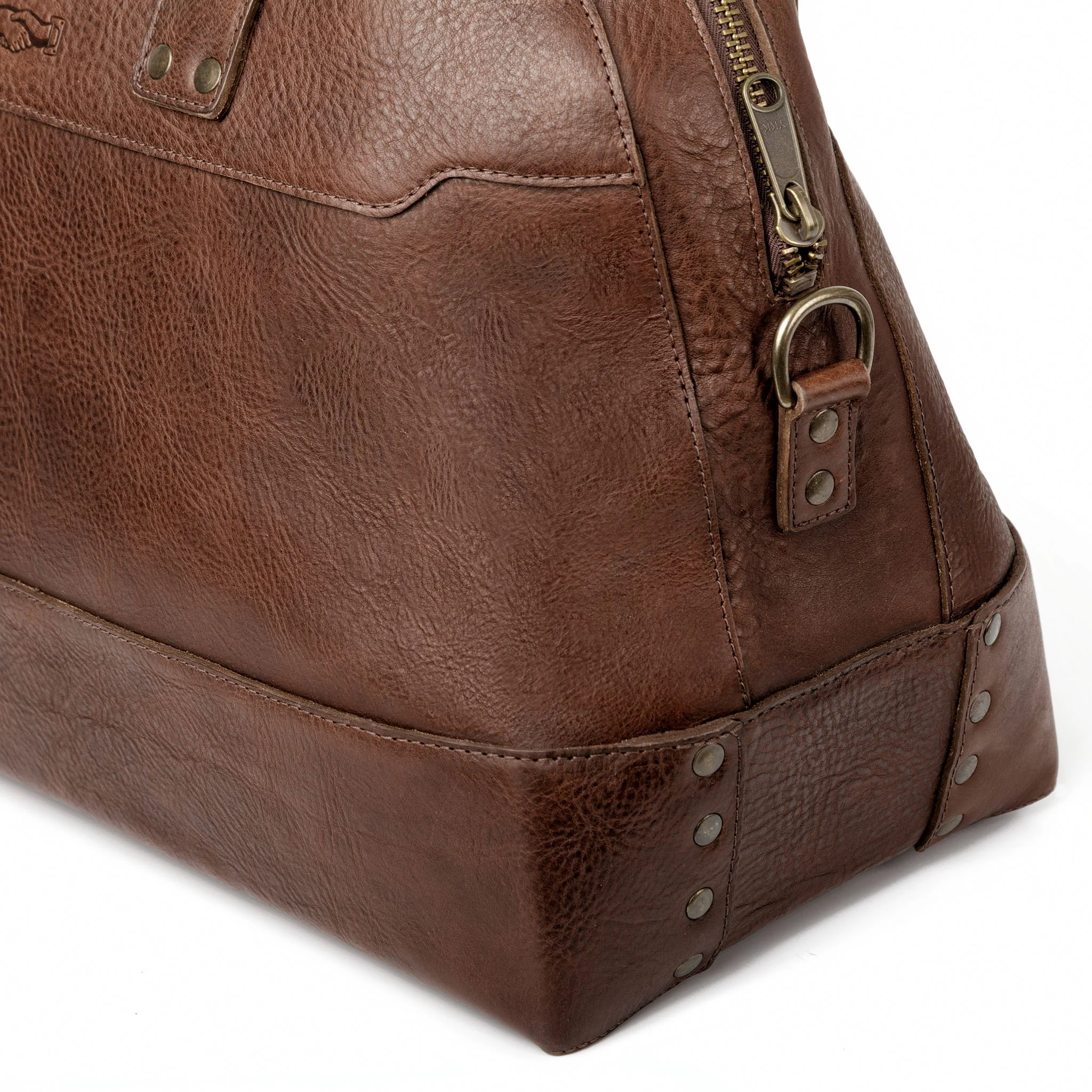 Heritage Leather Stateroom Weekender - Image 7