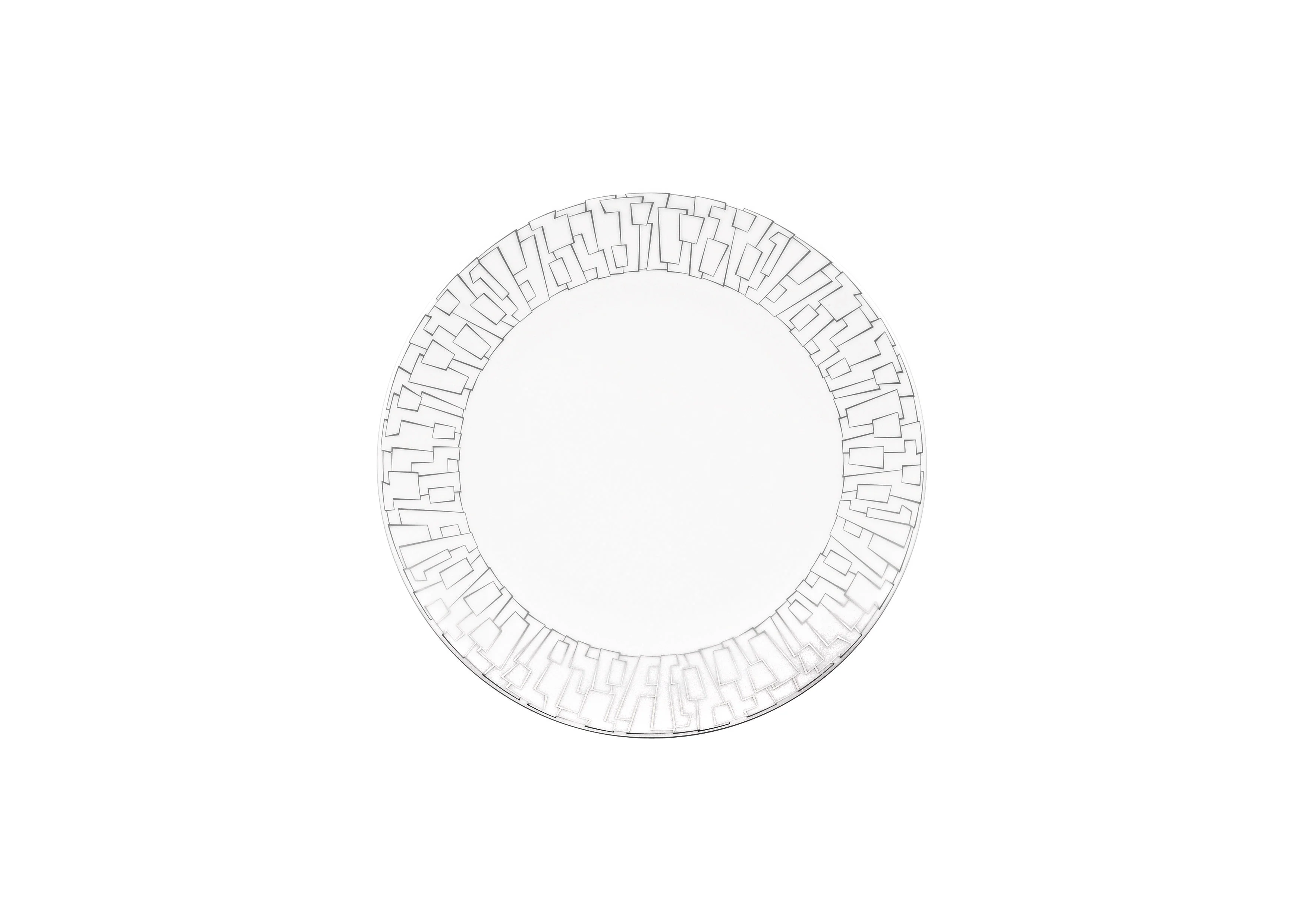 TAC 02 Skin Platinum - Salad Plate 8 2/3 in