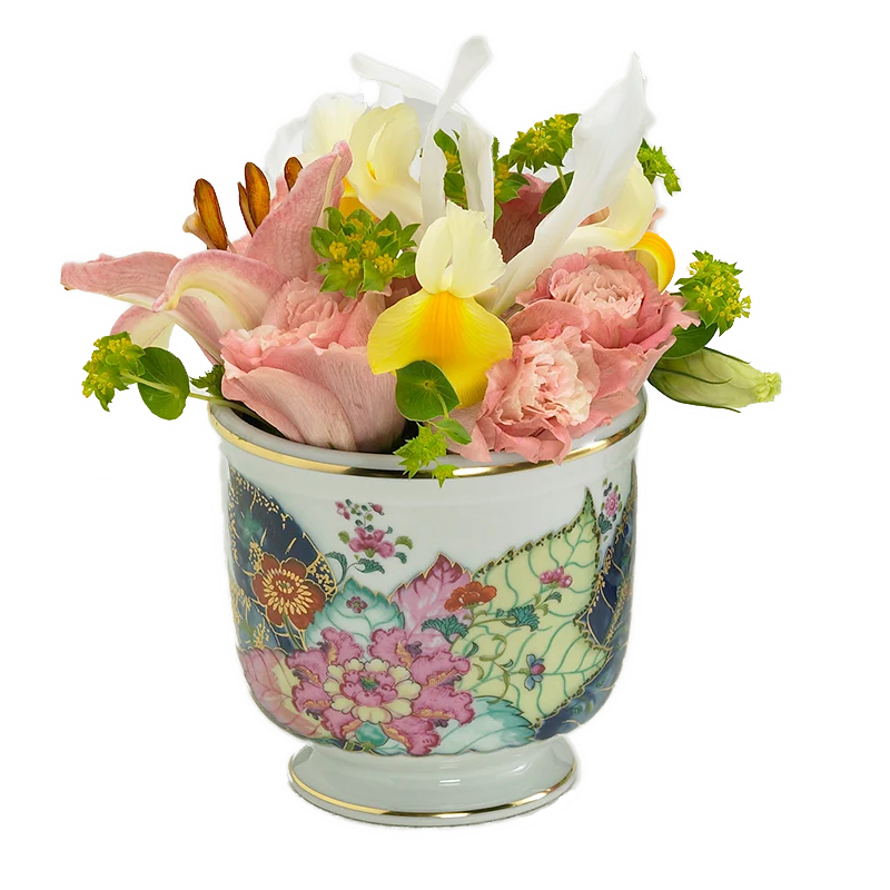 Tobacco Leaf Cachepot - Sm.