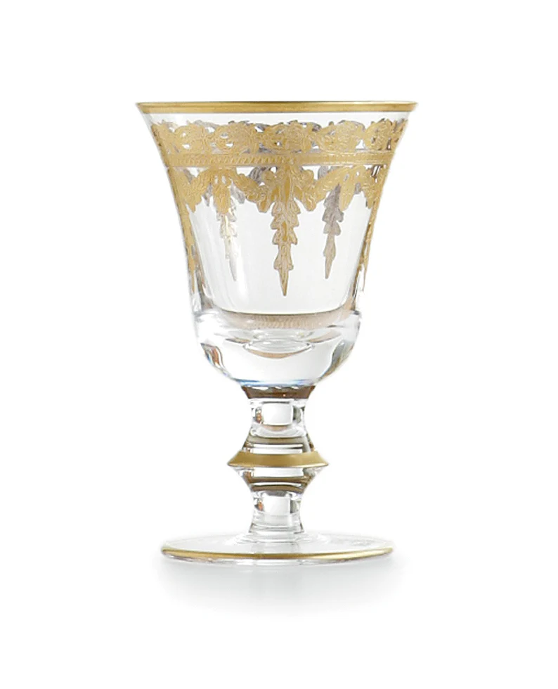 Vetro Gold Wine Glass