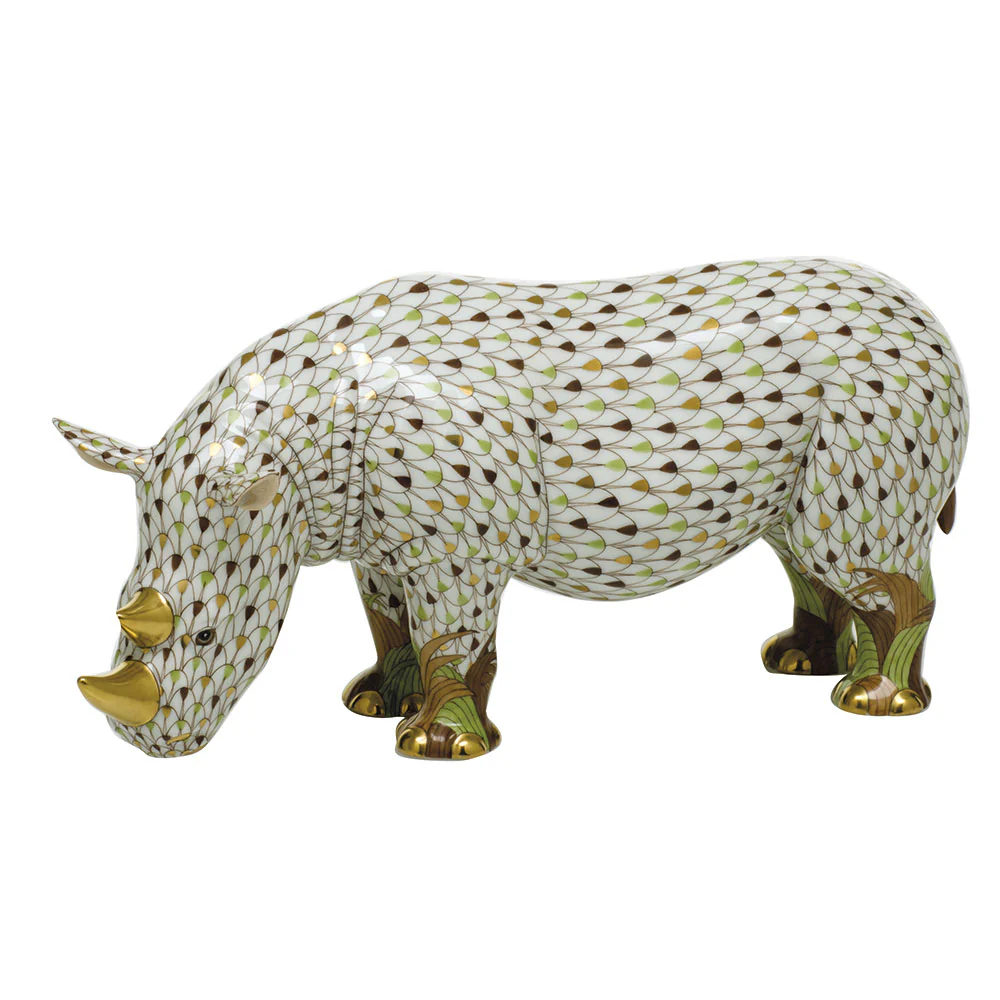 Rhinoceros 10"l X 4.5"h