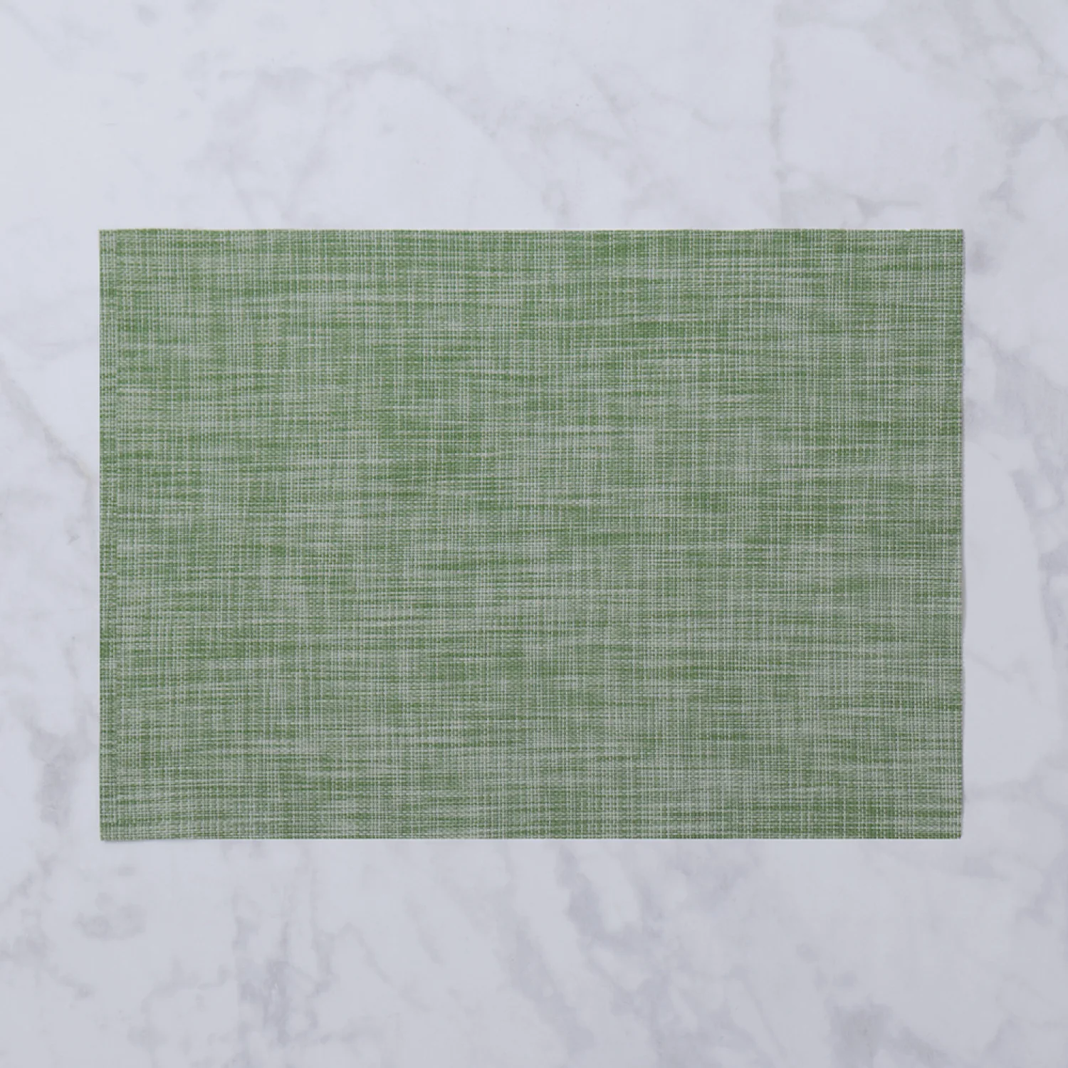 VIDA Rectangular Woven Placemats Set of 4 (Green) - Image 2