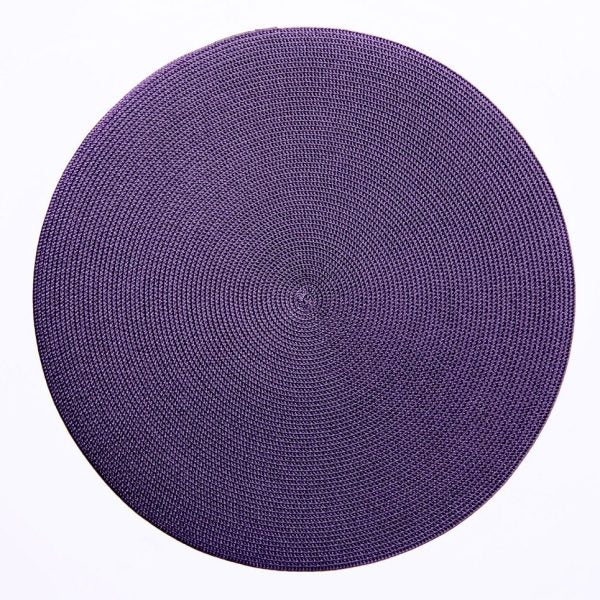 Linen Braid Woven Round Placemat - Image 64